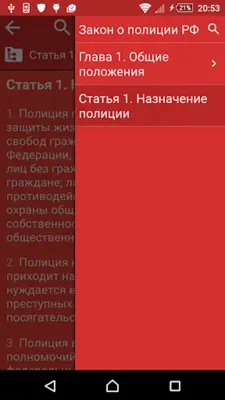 Police Act of Russia Free android App screenshot 4